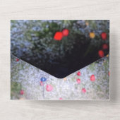 platinum 20th wedding anniversary invitation   オールインワン招待状 (裏面)