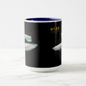 Platinum Black Arowana マグカップ (中央)