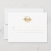 Platinum Gold Glitter Jewelry Gift Certificate (裏面)