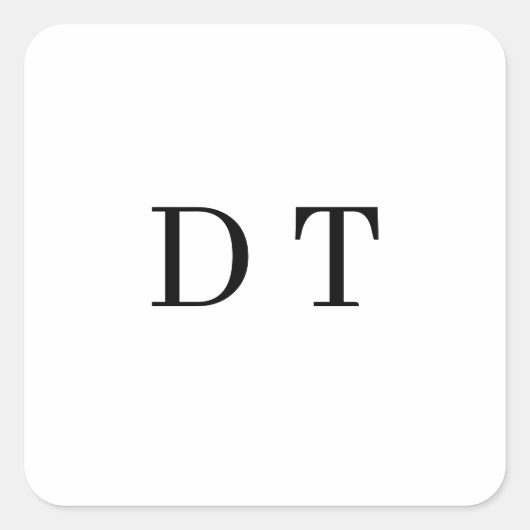 Platinum Mirror Engrave – Ultra‑Clean Luxury  スクエアシール (正面)