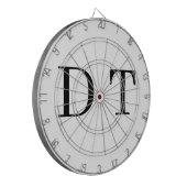 Platinum Mirror Engrave – Ultra‑Clean Luxury  ダーツボード (正面左)