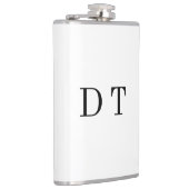 Platinum Mirror Engrave – Ultra‑Clean Luxury  フラスク (右)