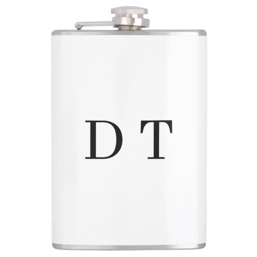 Platinum Mirror Engrave – Ultra‑Clean Luxury  フラスク (正面)