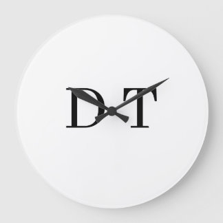 Platinum Mirror Engrave – Ultra‑Clean Luxury  ラージ壁時計