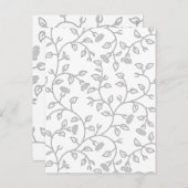 Platinum, Snow Drift, Star Dust decorative Design. シーズンポストカード (正面/裏面)