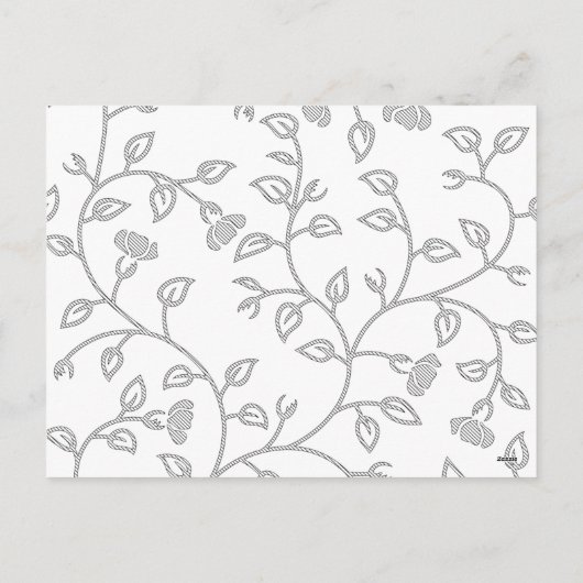 Platinum, Snow Drift, Star Dust decorative Design. シーズンポストカード (裏面)