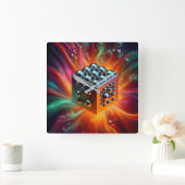 Platinum Sphere スクエア壁時計 (ホーム)