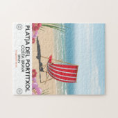 Platja del Portitxol、コスタブラヴァ、スペイン ジグソーパズル (横)