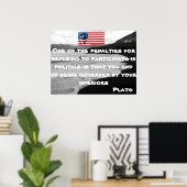 Platoやる気を起こさせるによる引用文のポスター ポスター (ホームオフィス)