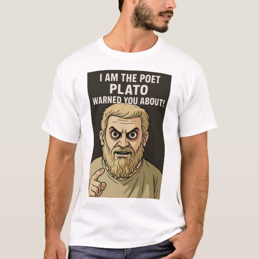 Plato anti-poet t shirt  tシャツ (正面)