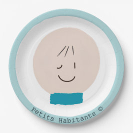 Plato de cartón ペーパープレート