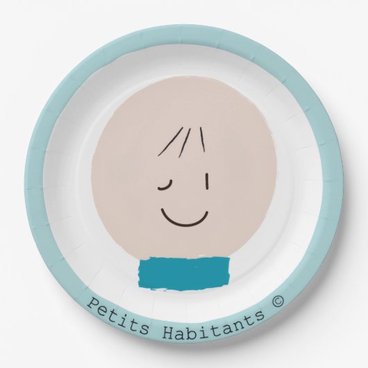 Plato de cartón ペーパープレート (正面)