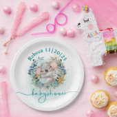 Plato de papel Baby Shower "Baby Koala" ペーパープレート (パーティー)
