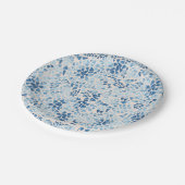 Plato de papel con diseño de azulejo partido. ペーパープレート (アングル)