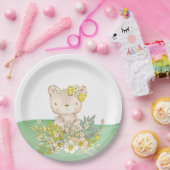 Plato de papel de la colección little bear ペーパープレート (パーティー)