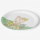 Plato de papel de la colección little bear ペーパープレート (アングル)