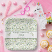 Plato de papel HUGO Primera Comunión ペーパープレート (パーティー)