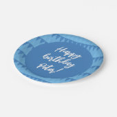 Plato de papel personalizable cumpleaños ペーパープレート (アングル)