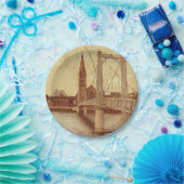 Plato De Papel The Bouncy Bridge (Inverness - Scot ペーパープレート (パーティー)