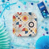 Plato diseño geométrico ペーパープレート (パーティー)