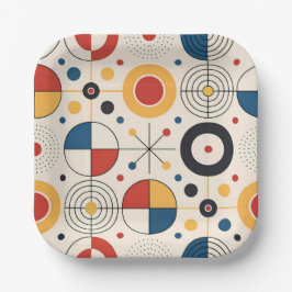Plato diseño geométrico ペーパープレート