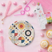 Plato diseño geométrico ペーパープレート (パーティー)