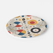 Plato diseño geométrico ペーパープレート (アングル)