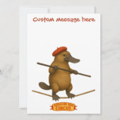 Plato platypus tightrope walker カード (正面)