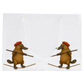 Plato platypus tightrope walker ラージペーパーバッグ (裏面)