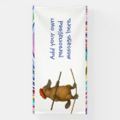 Plato platypus tightrope walker 横断幕 (縦)