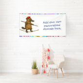 Plato platypus tightrope walker 横断幕 (インサイチュ)