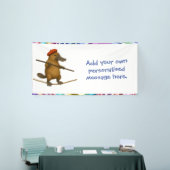 Plato platypus tightrope walker 横断幕 (トレードショー)