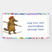 Plato platypus tightrope walker 横断幕 (横)