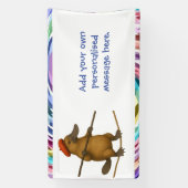 Plato platypus tightrope walker 横断幕 (縦)