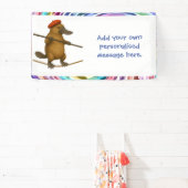 Plato platypus tightrope walker 横断幕 (インサイチュ)