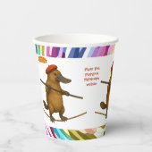 Plato platypus tightrope walker 紙コップ (正面)