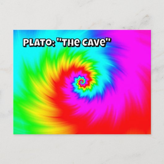 Plato: "The Cave" ポストカード (正面)