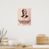 Plato "Wise Men Speak" Quote ポスター (キッチン)