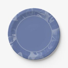 Platos de papel azul marmolado ペーパープレート