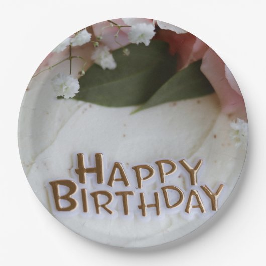 Platos de Papel Ecológicos Personalizados | Fiesta ペーパープレート (正面)