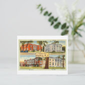 Platsburg, New Yorkからのヴィンテージ ポストカード (スタンド正面)