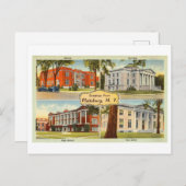 Platsburg, New Yorkからのヴィンテージ ポストカード (正面/裏面)