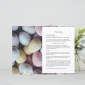 Platta pappersark — Blad • Påskägg (スタンド正面)