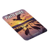 Platte River Sandhill Cranes Nebraska Travel マグネット (右側)