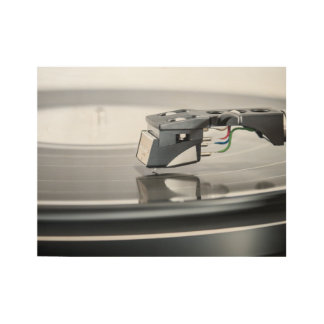 Plattenspieler ウッドポスター