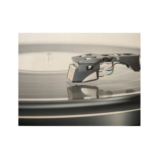 Plattenspieler ウッドポスター (正面)