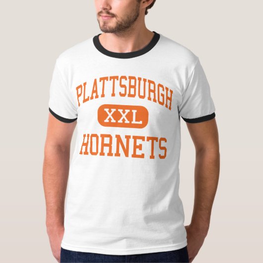Plattsburgh -スズメバチ-高Plattsburgh Tシャツ (正面)