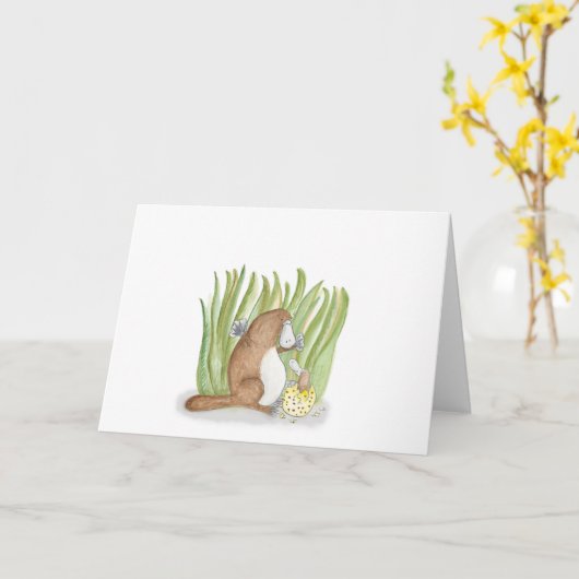 Platyplusカード カード (黄色い花)