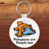 PlatyprusはPeopleでもある キーホルダー (正面)