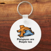PlatyprusはPeopleでもある キーホルダー (正面)